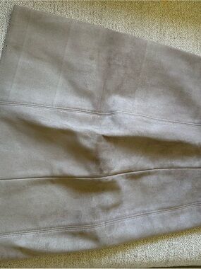 Babaton Suede Mini Skirt